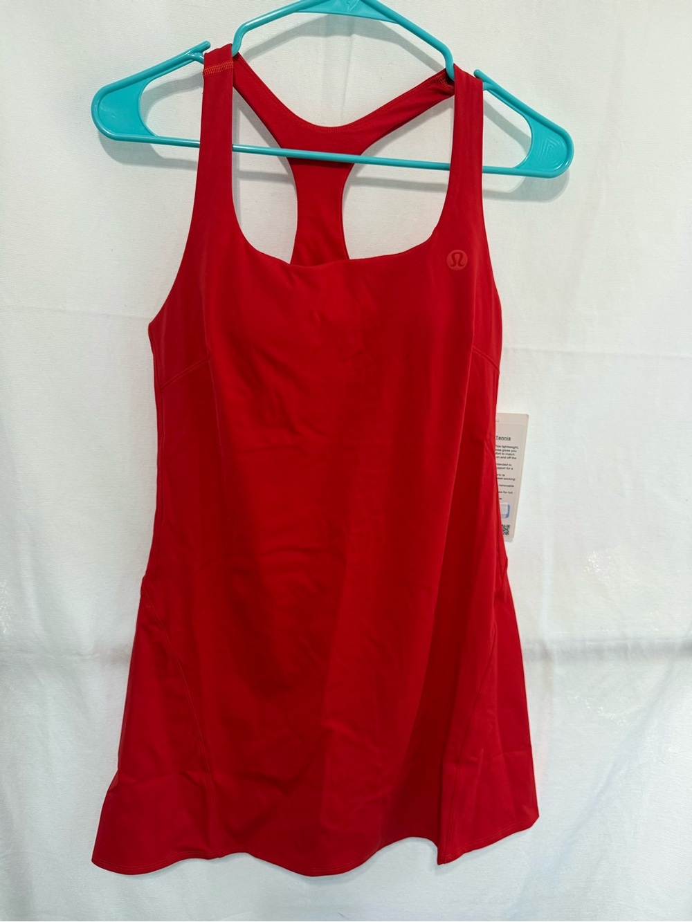 NWT Lululemon Tennis Dress - Size 6 HOTHEAT (no shorts)